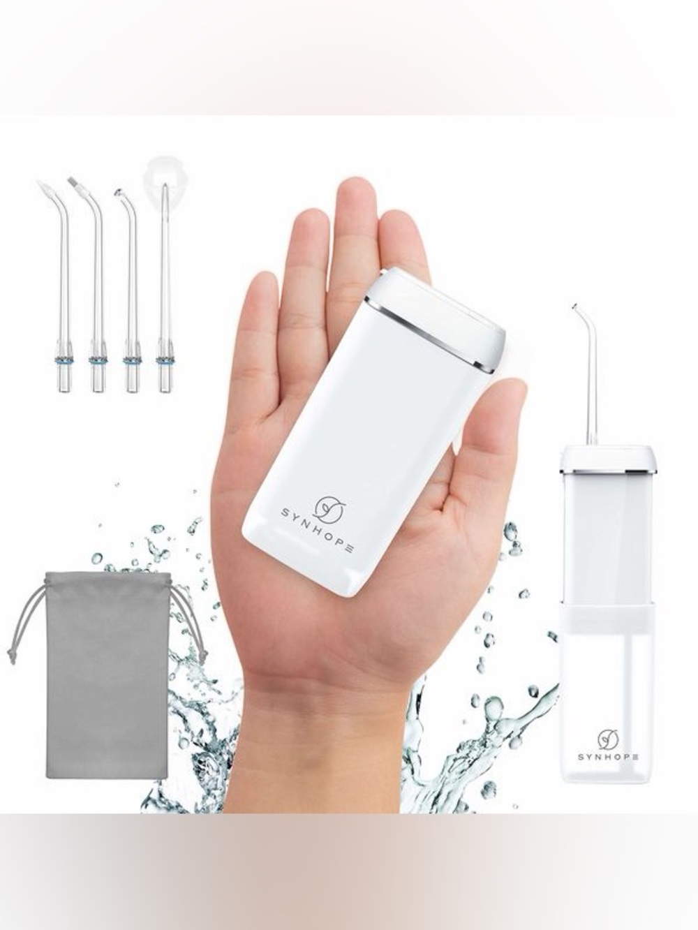 Synhope Water Flosser Mini Cordless Portable Oral Irrigator